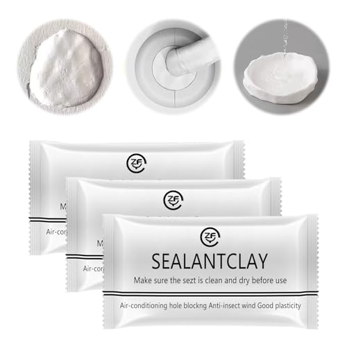 Dichtungsmasse Wasserdicht, 3pcs Dichtungsmasse Wasserdicht-Mastix Wasserfester Reparatur-Dichtungston, Hochfester Schnellreparaturschlamm Mastix-Dichtstoff für Abflussanschlüsse,Löcher und Lücken Dichtungsmasse Wasserdicht, 3pcs Dichtungsmasse Wasserdicht-Mastix Wasserfester Reparatur-Dichtungston, Hochfester Schnellreparaturschlamm Mastix-Dichtstoff für Abflussanschlüsse,Löcher und Lücken von Bocguy