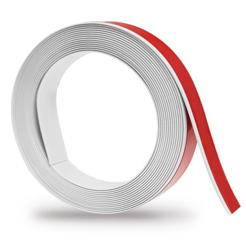 Kantenumleimer Selbstklebend, Kantenumleimer Weiß 18 mm x 6 m, Sicherer Halt ohne Bügeln, Umleimer Weiß zum Regalbretter, Holzplatten Kantenumleimer Selbstklebend, Kantenumleimer Weiß 18 mm x 6 m, Sicherer Halt ohne Bügeln, Umleimer Weiß zum Regalbretter, Holzplatten von Bocguy