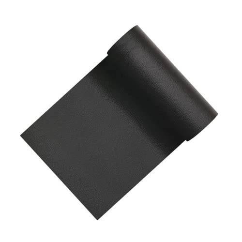 Leder Reparatur Set Kunstleder Selbstklebend, Lederflicken Selbstklebend Kunstleder Reparaturset Schwarz, für Bürostuhl Kopfteile Sofa, 8 x 150 cm von Bocguy