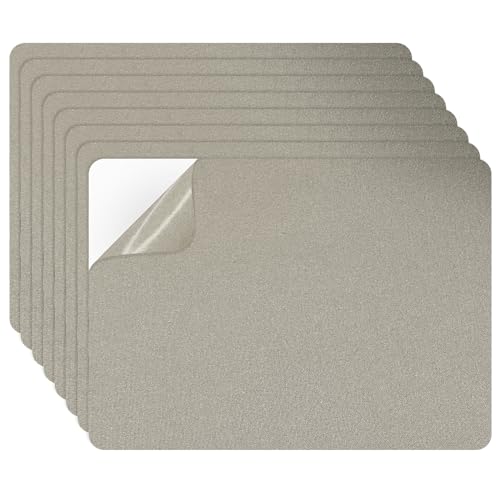 Nylon Flicken selbstklebend Stoff 20 X 15 cm, 10 Stück Klebeflicken für Textilien,Wasserdichtes Klebeband Flicken Reparatur Set für Daunenjacke Sonnenschirm Schlafsack, Hellgrün von Bocguy