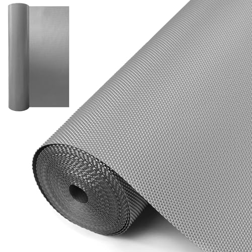 Schubladenmatte 45x500cm, Eva Antirutschmatte Schubladen Küche, Schubladeneinlage Wasserfest & Nicht, für Regale, Schränke, Schubladen, Kühlschrank (Grau) von Bocguy