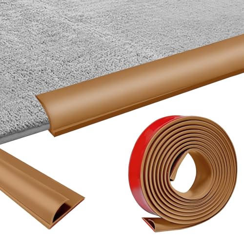 Selbstklebende Randleiste für Teppiche, 3m PVC Übergangsleiste Boden, Übergangsleiste von Teppich zu Holzboden, Übergangsprofil Selbstklebend für Fußmatte, Teppich Selbstklebende Randleiste für Teppiche, 3m PVC Übergangsleiste Boden, Übergangsleiste von Teppich zu Holzboden, Übergangsprofil Selbstklebend für Fußmatte, Teppich von Bocguy
