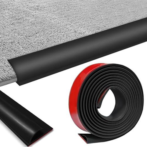 Selbstklebende Randleiste für Teppiche, 5m PVC Übergangsleiste Boden, Übergangsleiste von Teppich zu Holzboden, Übergangsprofil Selbstklebend für Fußmatte, Teppich Selbstklebende Randleiste für Teppiche, 5m PVC Übergangsleiste Boden, Übergangsleiste von Teppich zu Holzboden, Übergangsprofil Selbstklebend für Fußmatte, Teppich von Bocguy