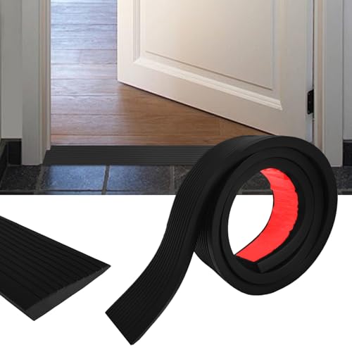 Türschwellenrampe, Türschwellenrampe Saugroboter 8 cm x 1 cm x 0.9m, Selbstklebend Rampe Türschwelle Übergangsleiste Bordsteinrampe Gummi für Türöffnungen, Badezimmer, Boden und Rollstuhl Türschwellenrampe, Türschwellenrampe Saugroboter 8 cm x 1 cm x 0.9m, Selbstklebend Rampe Türschwelle Übergangsleiste Bordsteinrampe Gummi für Türöffnungen, Badezimmer, Boden und Rollstuhl von Bocguy
