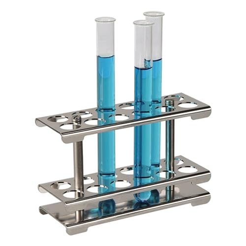 Bochem 18/10 Edelstahl Reagenzglasgestell für 2 x 10 Gläser, 16mm Durchmesser Bochem 18/10 Edelstahl Reagenzglasgestell für 2 x 10 Gläser, 16mm Durchmesser von Bochem