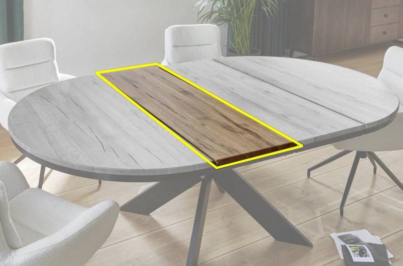 Bodahl Esstisch Nottingham, 120, 130 oder 140 cm Durchmesser, Eiche massiv von Bodahl