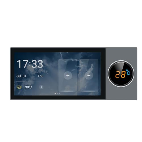 Boddceto 6-Tuya-Smart-Home-Steuerung mit Zigbee-Hub-Gateway Voice Multifunktions-Touchscreen Zentraler Steuerschalter Boddceto 6-Tuya-Smart-Home-Steuerung mit Zigbee-Hub-Gateway Voice Multifunktions-Touchscreen Zentraler Steuerschalter von Boddceto