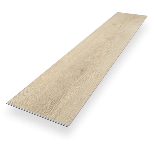 Vinylboden Klick Vinyl Premium "Eiche Amrum" | Braun Holzoptik | integrierte Trittschalldämmung | 1220 x 225 x 5 mm | Paket mit 2,2 m² | Fußbodenheizung geeignet | 100% wasserfest | Bodenglück Vinylboden Klick Vinyl Premium "Eiche Amrum" | Braun Holzoptik | integrierte Trittschalldämmung | 1220 x 225 x 5 mm | Paket mit 2,2 m² | Fußbodenheizung geeignet | 100% wasserfest | Bodenglück von Bodenglück