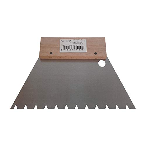 Fugodicht Leim Klebstoff Zahnspachtel Bodenleger Normalstahl B10 10.0x5.0mm gezahnt 180mm Fugodicht Leim Klebstoff Zahnspachtel Bodenleger Normalstahl B10 10.0x5.0mm gezahnt 180mm von Fugodicht