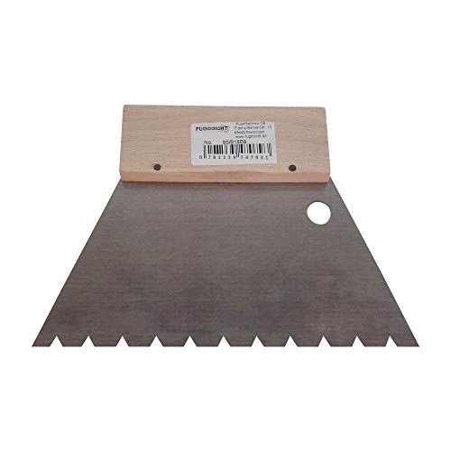 Fugodicht Leim Klebstoff Zahnspachtel Bodenleger Normalstahl B9 10.0x6.0mm gezahnt 180mm Fugodicht Leim Klebstoff Zahnspachtel Bodenleger Normalstahl B9 10.0x6.0mm gezahnt 180mm von Fugodicht