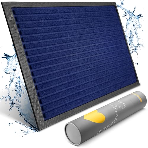 Bodenständig Fußmatte außen - extrem rutschfest & langlebig - Fußabtreter außenbereich blau 90x150cm - Türmatte in Perfekter Größe für die Haustür - Fussmatte aussen - Türvorleger gestreift Bodenständig Fußmatte außen - extrem rutschfest & langlebig - Fußabtreter außenbereich blau 90x150cm - Türmatte in Perfekter Größe für die Haustür - Fussmatte aussen - Türvorleger gestreift von Bodenständig