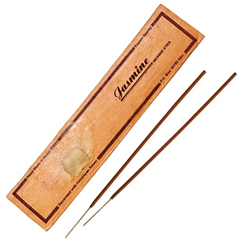 Bodhi® Premium Räucherstäbchen Jasmine, aus Nepal, Ohne Chemie, 100% natürlich,15 stück von BODHI