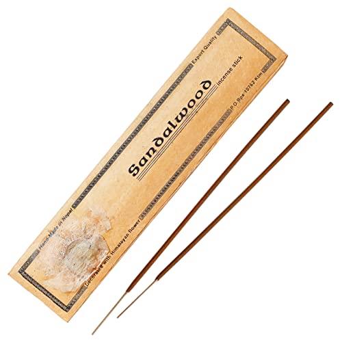Bodhi® Premium Sandal Wood Räucherstäbchen, aus Nepal, 100% natürlich & Bio,15 stück von BODHI