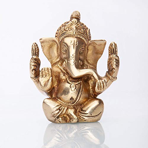 Bodhi Ganesha Statue, Messing ca. 12 cm von Bodhi