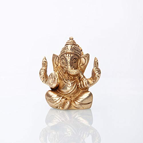 Bodhi Ganesha Statue, Messing ca. 7 cm von Bodhi