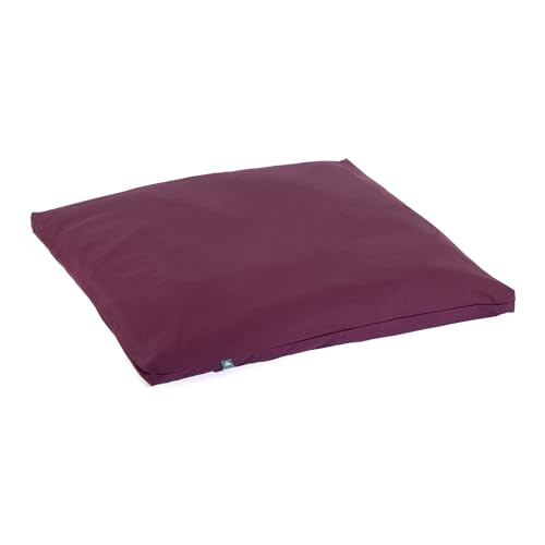 Bodhi Meditationsmatte ZABUTON | ECO Serie | Klassische Yoga Matte mit abnehmbarem Bezug aus 100% Bio-Baumwolle | Meditationsunterlage mit Reißverschluss | 80 x 80 x 5 cm | aubergine Bodhi Meditationsmatte ZABUTON | ECO Serie | Klassische Yoga Matte mit abnehmbarem Bezug aus 100% Bio-Baumwolle | Meditationsunterlage mit Reißverschluss | 80 x 80 x 5 cm | aubergine von Bodhi