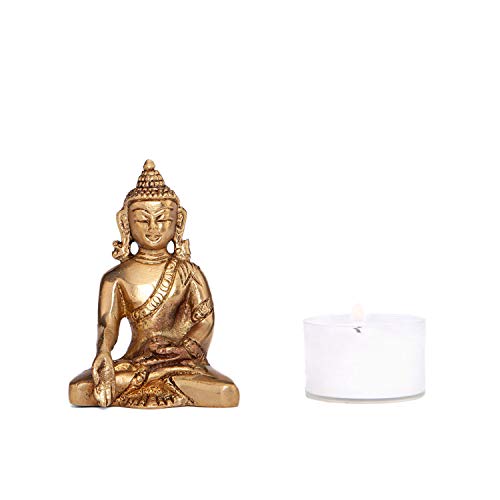 Buddha Statue, Messing ca. 8 cm von Bodhi