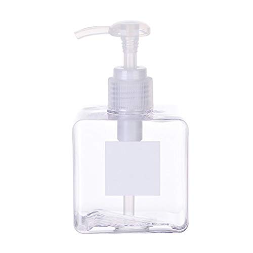 Bodhi200 Square Nachfüllbare Spenderpumpe Flasche Handseife Dusche Shampoo Lotion Behälter Für Badezimmereitelkeiten Oder Küchenspüle, Arbeitsplatten klar 150 ml von Bodhi200