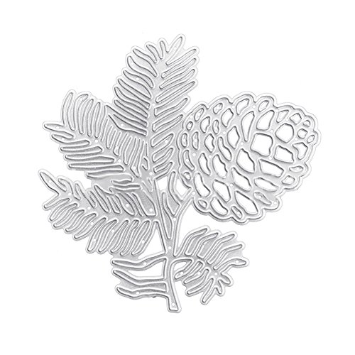 Stanzschablonen aus Metall mit Tannenzapfen und Blättern von Bodhi200