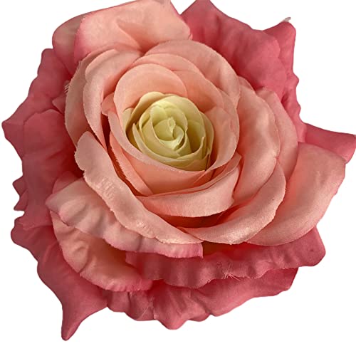 Bodhi2000 1 x künstliche Blume Rose Blumenkopf Mini Blumenkopf gefälschte Rose Blumenkopf für Handwerk Hochzeit Party Scrapbooking Kranz Dekoration Zubehör Rose Rot von Bodhi2000
