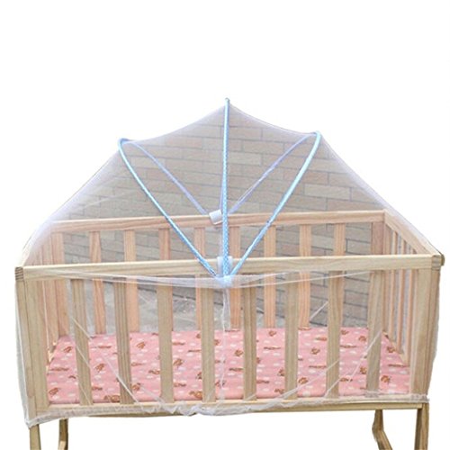 Bodhi2000 Betthimmel für Babywiege, Moskitonetz, Fliegennetz, 100 cm x 60 cm, zufällige Farbe Bodhi2000 Betthimmel für Babywiege, Moskitonetz, Fliegennetz, 100 cm x 60 cm, zufällige Farbe von Bodhi2000