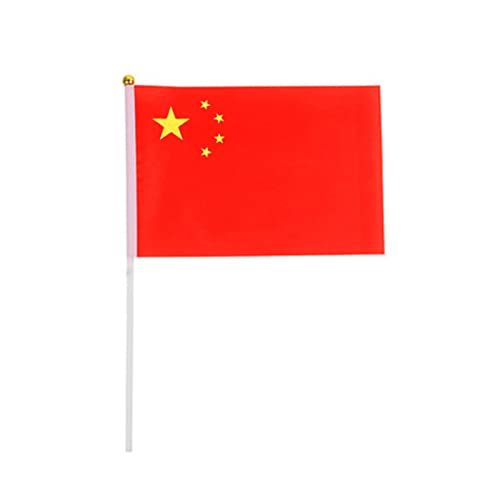 Bodhi2000 Chinesische Handflagge zum Schwenken, unvergessliche China-Flagge, beidseitig bedruckt, für Party S von Bodhi2000