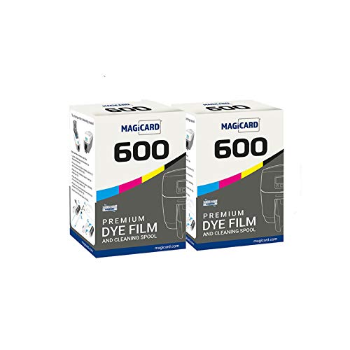 5 x Magicard 600 Drucker MB250YMCKOK Farbband – YMCKOK – 250 Drucke mit Bodno Software Demokarte von Bodno