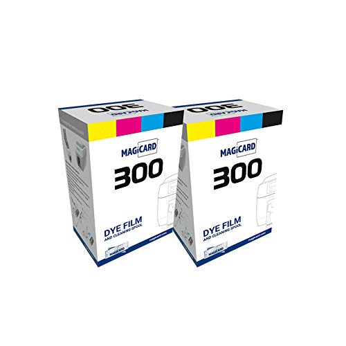 Bodno Magicard 300 Drucker MC300YMCKO Farbband – YMCKO – 300 Drucke x 2 Software Demokarte von Bodno