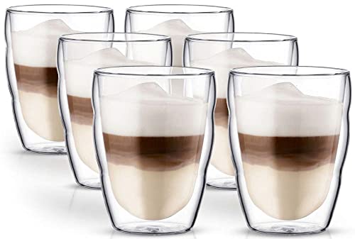 Bodum PILATUS 10485-10-12 Doppelwandiges Glas, 0,35 l, 6 Stück, Durchsichtig von Bodum