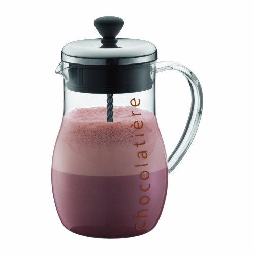 Bodum 10676-16 Schokoladenkanne 1.0 Liter Chocolatiere, Schwarzem von Bodum