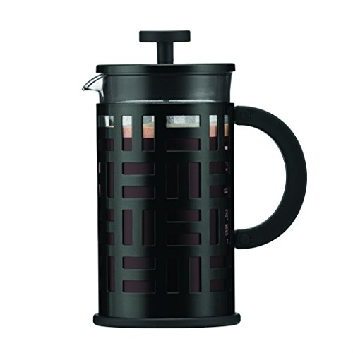 Bodum Eileen Kaffeemaschine, 8 Tassen, 1,0 l, 34 oz, schwarz, Edelstahl, 1 Litre von Bodum