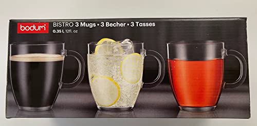 Bodum 11239-10LI Bistro 3 becher set 0,35l becher Transparent von Bodum