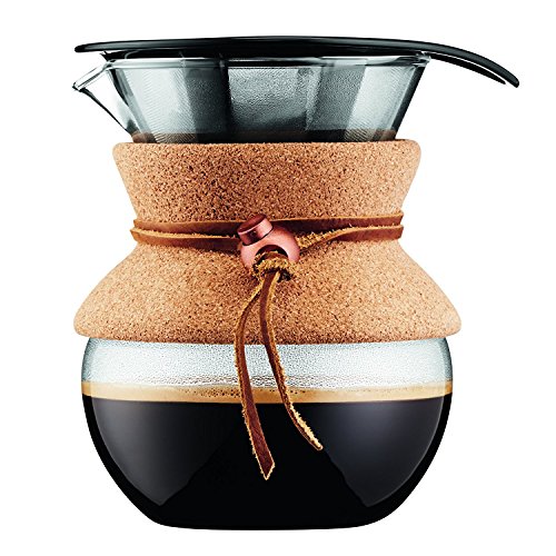 BODUM 11592-109 Kaffeebereiter mit Dauerfilter, 0,5 l, Kork, mehrschichtig, Mehrfarbig Transparent, 14 x 12,1 x 14,5 cm BODUM 11592-109 Kaffeebereiter mit Dauerfilter, 0,5 l, Kork, mehrschichtig, Mehrfarbig Transparent, 14 x 12,1 x 14,5 cm von Bodum
