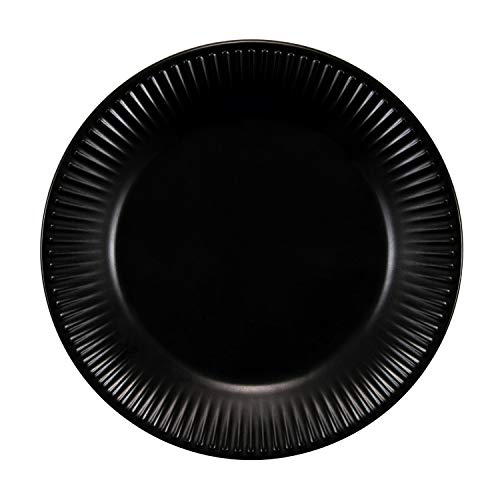 Bodum 11816-259 DOURO 4 Dessertteller, ø 18 cm, Porzellan, Schwarz von Bodum