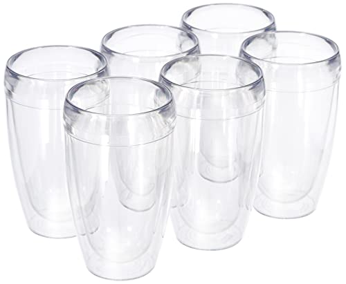 Bodum 11850-10SA PAVINA Outdoor Becher, doppelwandig, Kunststoff, 0,45 l, 6 Stück von Bodum