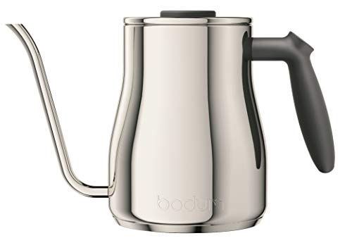 Bodum 11905-16 BISTRO Wasserkocher mit langem Auslauf aus Edelstahl von Bodum