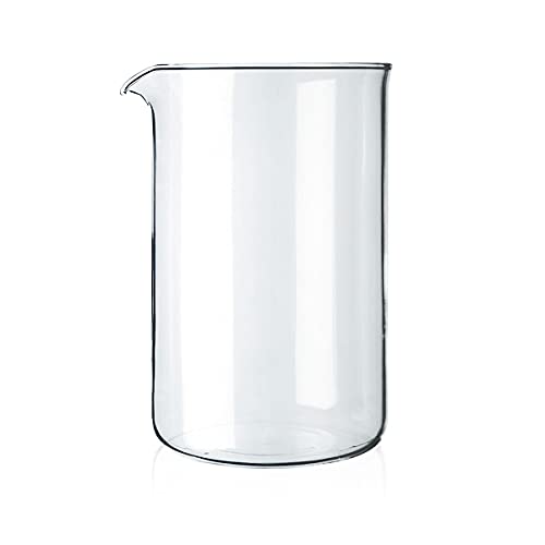 Bodum 1512-10 12-Tassen-Kaffeebecher-Ersatzbecher, Glas - transparent, 1,5 L von Bodum