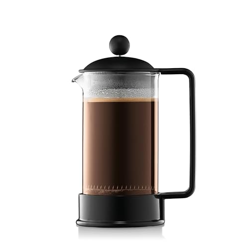 Bodum 1543-01SA-10 Brazil Kaffeebereiter 3 Tassen, 0,35 l, Schwarz von Bodum