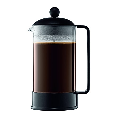 Bodum 1548-01SA-10 Brazil Kaffeebereiter 8 Tassen 1 L Kunststoff, Schwarz von Bodum