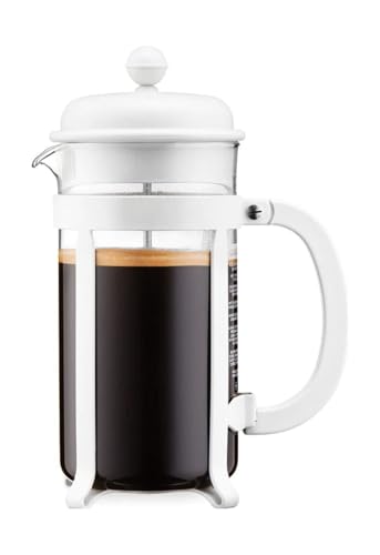 Bodum 1908-913 Java Kaffeebereiter, 8 Tassen, 1 L, Mehrlagig, weiß, 10,6 x 16,3 x 24,5 cm von Bodum