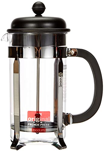 Bodum 1918-01SA-10 CAFFETTIERA Kaffeebereiter 8 Tassen 1 L Kunststoff, Schwarz von Bodum