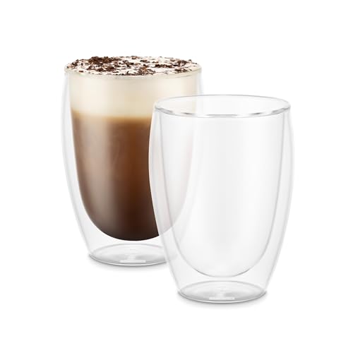 Bodum 4559-10 pavina 2-teiliges Gläser-Set (Doppelwandig, Isoliert, Mundgeblasen, 0,35 liters) transparent von Bodum