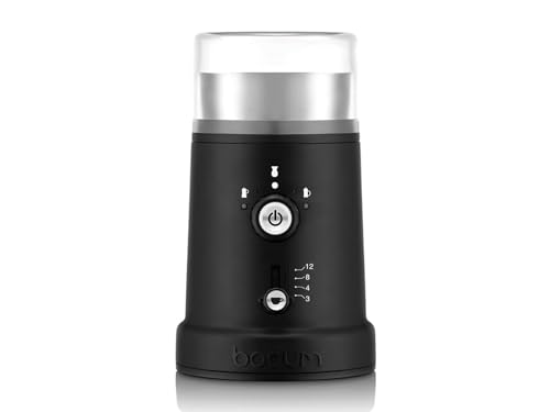 Bodum BISTRO Kaffeemühle elektrisch verstellbar 150 Watt, Metallisch von Bodum