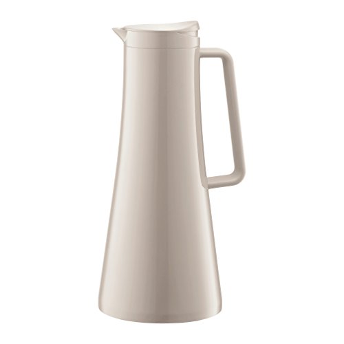 Bodum BISTRO Thermoskanne (Isoliert, Knopfdruckmechanismus, 1,1 liters) cremefarben von Bodum