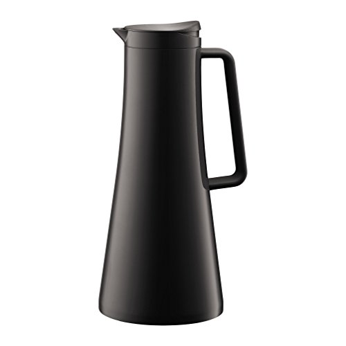 Bodum BISTRO Thermoskanne (Isoliert, Knopfdruckmechanismus, 1,1 liters) schwarz von Bodum