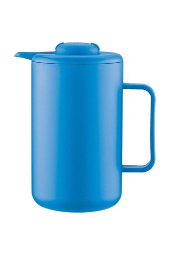 Bodum BISTRO Thermoskanne 1,0 L Dunkelblau Kunststoff Edelstahlkern A11568-XYB-70-2 von Bodum