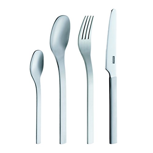 Bodum Barcelona 48 Stück Besteck Set, Edelstahl Besteckset, Silber matt, 47.5x51.3x5.4 cm von Bodum