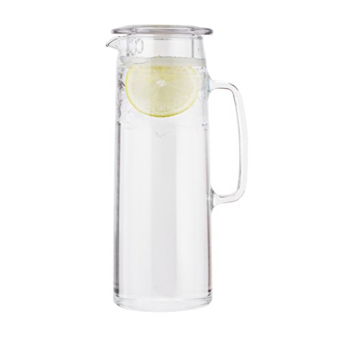 Bodum Biasca Infuser Kanne mit Filterdeckel, Glas, Transparent, 10 x 14 x 27 cm von Bodum