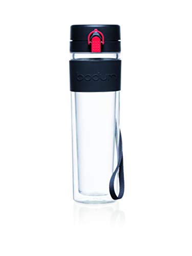 Bodum Bistro 11895-01BTR Thermosflasche zum Mitnehmen, doppelwandiger Kunststoff, 0,45 l von Bodum