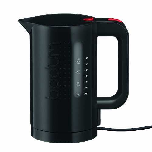 Bodum Bistro Elektrischer Wasserkocher (Automatisches Abschalten, 2200-Watt, 1,0 liters) schwarz von Bodum